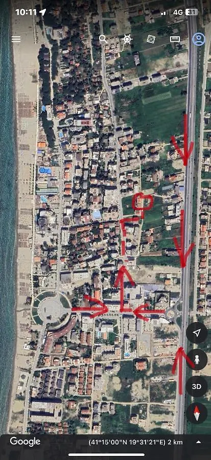 Apartament 1+1 Ne Golem Apartment Golem  Golem (Tirana)